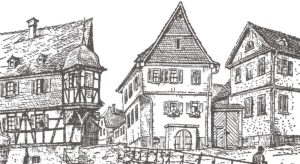 Alte Postkarte - Bodenheim Rheinhessen